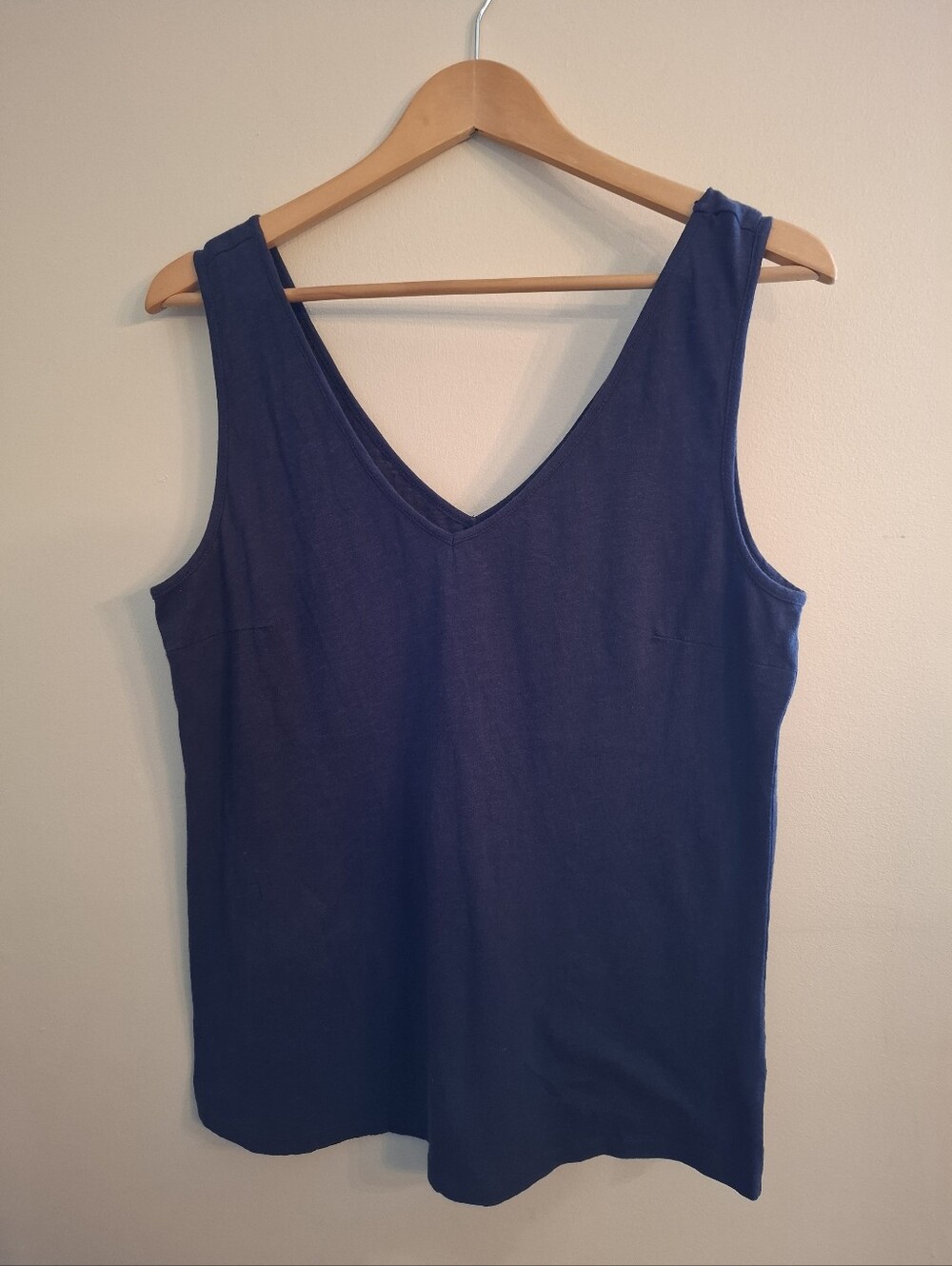 Lilly Pulitzer Reversible Navy V-Neck Tank Top